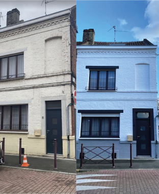 Peinture de volets ou menuiseries extérieures