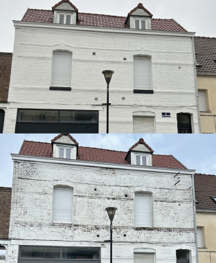Rafraîchissement de murs intérieurs