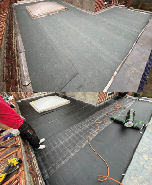 Travaux de zinguerie sur toiture